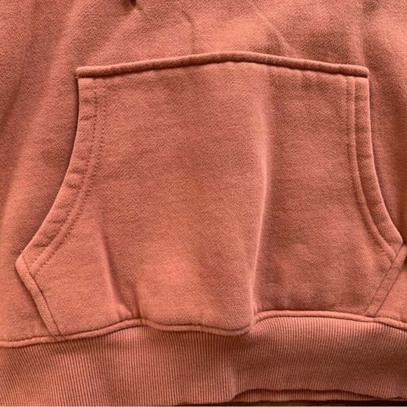 SHEIN| Earthy orange fleece soft hoodie size:XS - Picture 4 of 4